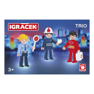 efko Igráček Trio Zachraňujeme - Hasič, Policista a Záchranář - výprodej