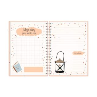 Nedatovaný diář - Floral