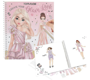 Kreativní sešit Top Model – Candy & Hayden se samolepkami