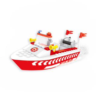 Kompatibilní stavebnice BLOXO hasiči stanice 368 ks