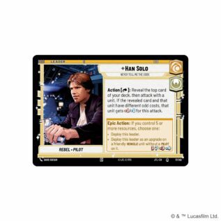 Star Wars Unlimited SWU 04: Jump to Lightspeed - Spotlight Deck - Han Solo