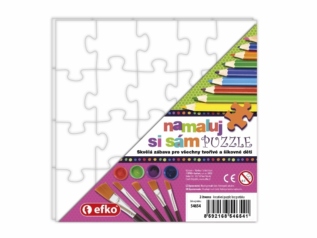 efko Namaluj si sám 2 Čtverce - kreativní puzzle bez potisku