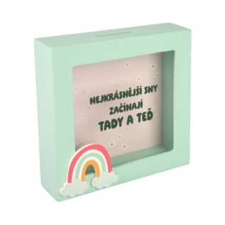3D pokladnička v rámečku - Nejkrásnější sny