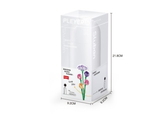 Sluban Flowers M38-B1101-17 Pivoňky ve váze