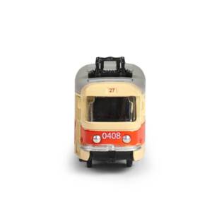 Kovová česká retro tramvaj mini 8.5 cm