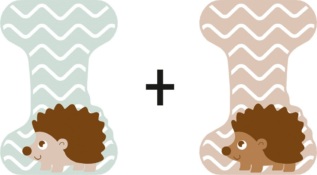 small foot Dřevěné písmeno I