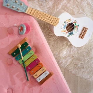 Vilac Dřevěná hudební sada Zvířata světa Sarah Betz