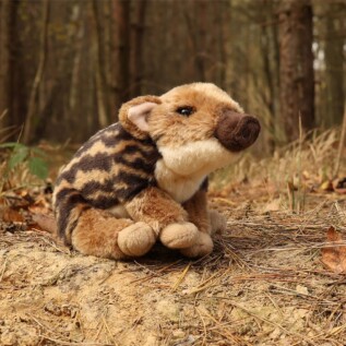 Plyšové mládě prase divoké 20 cm ECO FRIENDLY