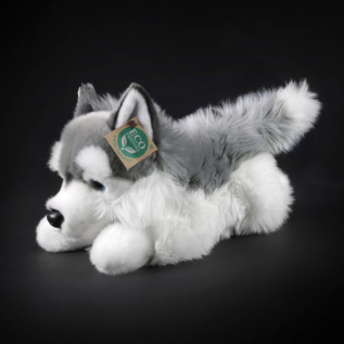 Plyšový pes husky 32 cm ECO-FRIENDLY