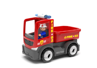 ECO MultiGO Fire - Valníček s hasičem - auto s Igráčkem