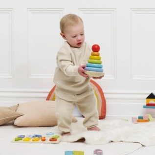 Le Toy Van Nasazovací věž Duha