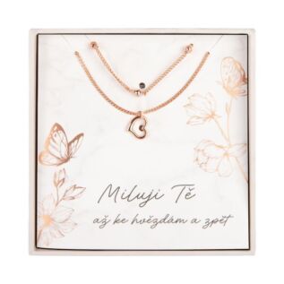 Dvojitý náhrdelník - Miluji Tě