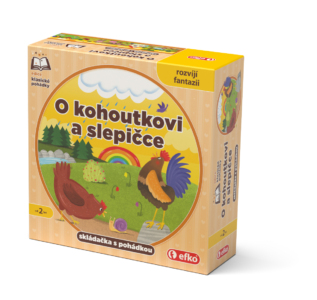 efko O kohoutkovi a slepičce - skládačka s pohádkou