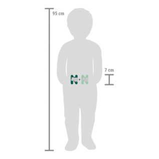 small foot Dřevěné písmeno N