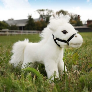 Plyšový kůň bílý 20 cm ECO-FRIENDLY