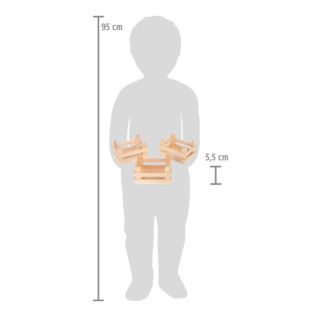 small foot Sada malá přepravka na potraviny 3 ks