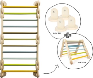 small foot Lezecký trojúhelník a žebřiny 2 v 1 Adventure