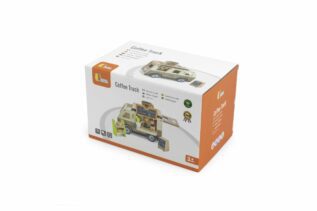 Dřevěná pojízdná kavárna