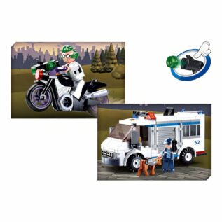 Sluban Policie M38-B0652 Vězeňský vůz a zloděj na útěku