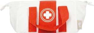 small foot Doktorský set s červeno-bílou lékařskou taškou