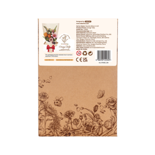 RoboTime 3D dřevěná skládačka Oranžový tulipán