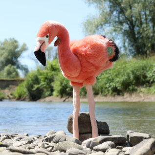 Plyšový plameňák 46 cm ECO-FRIENDLY