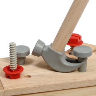 Lucy & Leo Velký tesař - dřevěná sada nářadí s ponkem 15 KS