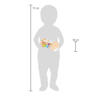 small foot Motorický dřevěný válec s labyrintem