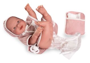 Antonio Juan 50417 MIA - mrkací a čůrající realistická panenka 42 cm