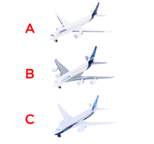 Letadlo kovové 11 cm 3 druhy
