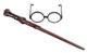 Harry Potter set Hůlka a brýle
