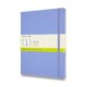 Zápisník Moleskine - tvrdé desky, XL, čistý - nebesky modrý