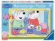 Puzzle Prasátko Peppa s kamarádkou 35 dílků