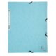 Exacompta Pastel Prešpán Spisové desky s gumičkou A4 - modré