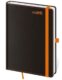 Diář 2026 týdenní B6 Black Orange s poutkem