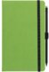 Notes s tužkou - zelený