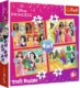 Puzzle Disney princezny: Pohádkové příběhy/4v1 (35,48,54,70 dílků)