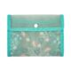Pouzdro na dokumenty A6 - Zelené květiny