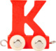 small foot Dřevěný vláček barevná abeceda písmeno K