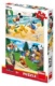 Puzzle 2x77 Mickey sportuje
