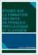 Études sur la formation des mots en francais préclassique et classique (e-kniha)