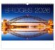 Kalendář nástěnný 2026 - Bridges