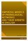 Empirical models of phonological networks and their growth in English (e-kniha)