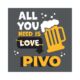 Pánské tričko - All you need is pivo, vel. XXL