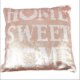 Flitrový polštář s výplní HOME SWEET HOME