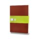 Sešity Moleskine Cahier, XL, čisté, 3 ks - červený