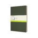 Sešity Moleskine Cahier, XL, čisté, 3 ks - tm. zelené