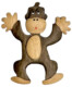 2Kids Toys Dřevěná magnetka velká Opice