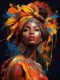 Diamantové malování Afričanka 30x40cm