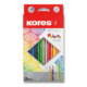 Kores Style trojhranné pastelky 15 barev